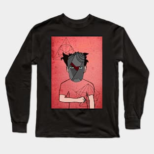 Discover the Unique NFT - Billy: A Male Character with Crayon Eyes on TeePublic Long Sleeve T-Shirt